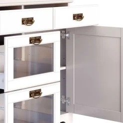 Weißes Sideboard Henjov