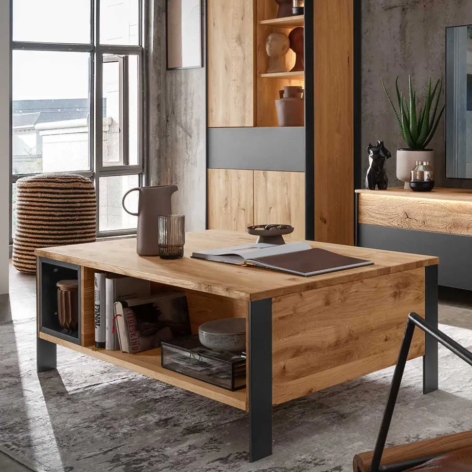 Wildeiche Couchtisch Despinia