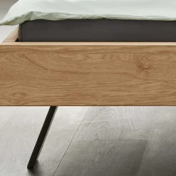 Wildeiche Doppelbett Snaucia