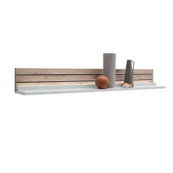 Wohnwand weiß modern Polar