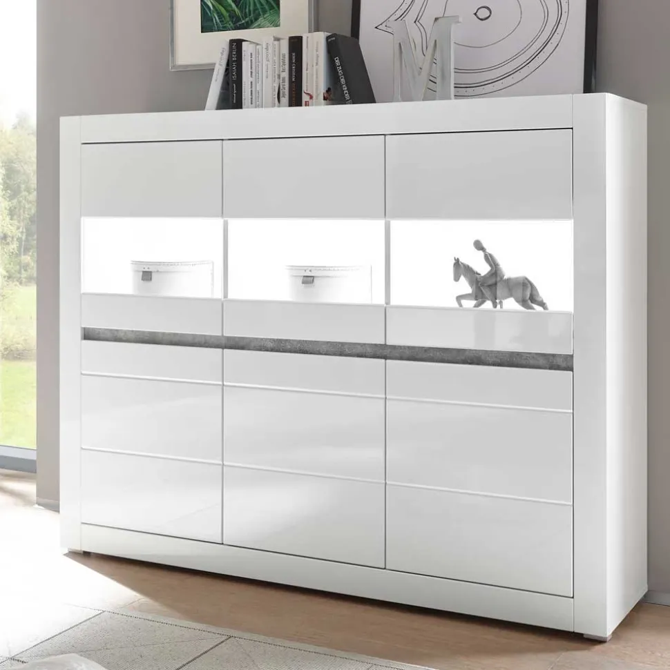 Wohnzimmer Highboard Novinza