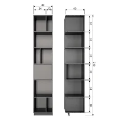 Wohnzimmer Regal Vreino