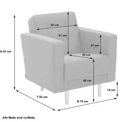 Wohnzimmer Sessel Loytima