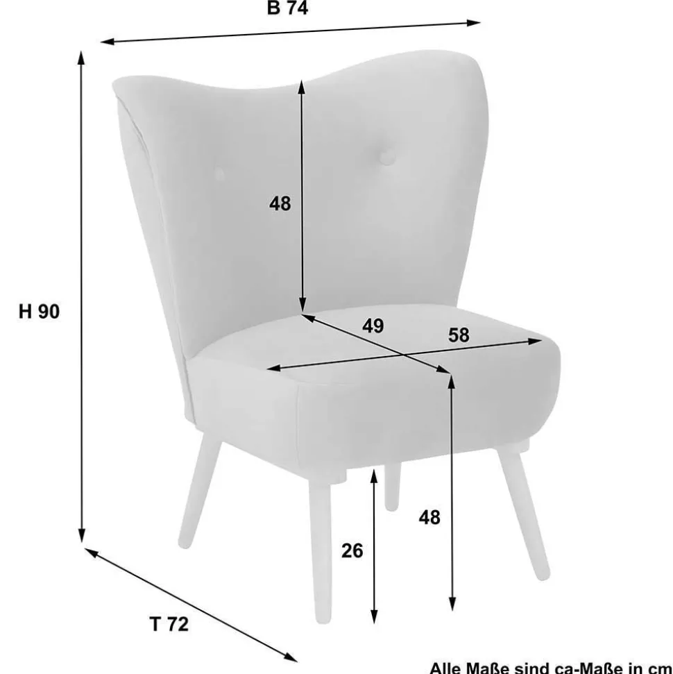 Wohnzimmer Sessel Lucan