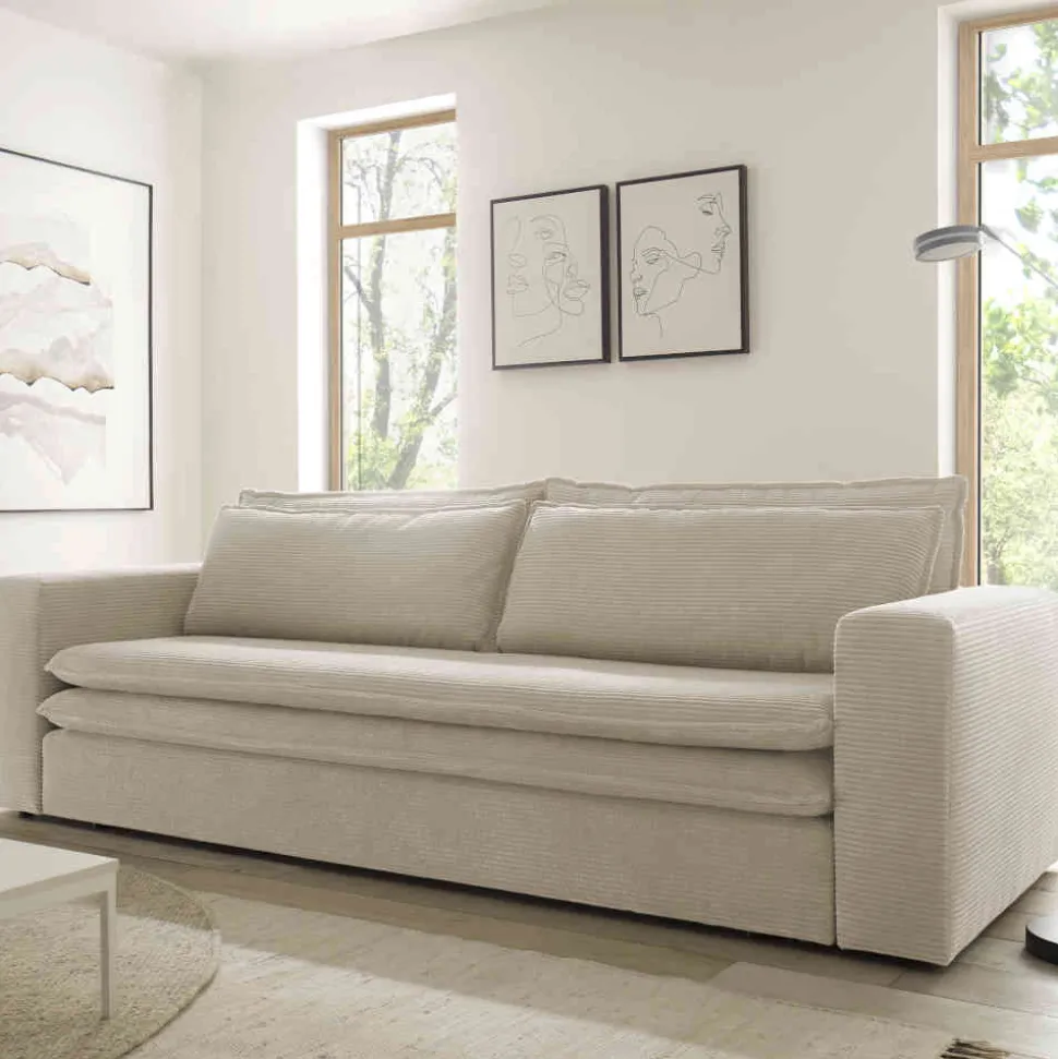 Wohnzimmer Sofa Beige Edance
