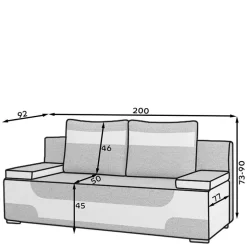Zweisitzer Sofa Denmark